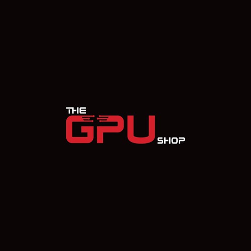 Create a futuristic logo for "The GPU Shop" Design by Afsal Ap
