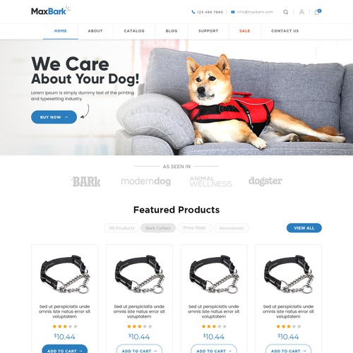 Webpage Design (e-commerce) - Guaranteed - Top Rated - Highly Responsive Design by Dezine Crazy