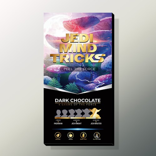 Star Wars themed labels for chocolates/gummies Design by Vitalio7in