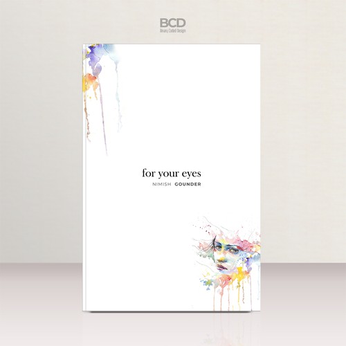 for your eyes- poetry and journal book cover Design by BCD∞