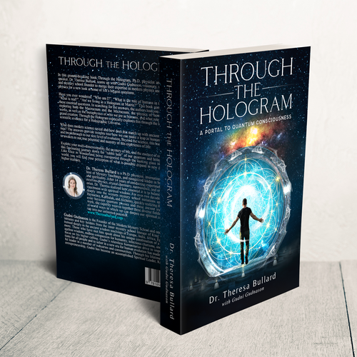 Futuristic Book Cover Design for Science & Spirituality Genre Ontwerp door H-Izz Design