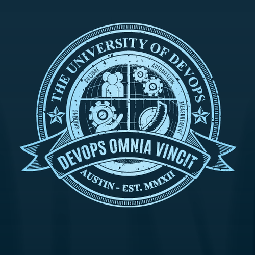 University themed shirt for DevOps Days Austin デザイン by Henrylim