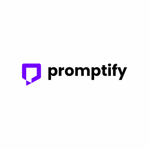 Modern, Simple and Sleek Logo for Promptify.com Design by - harmonika -