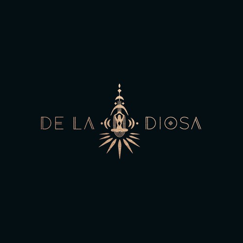 De la Diosa - Goddess Temple and Retreat Center Logo Design by Sauriêl Creative