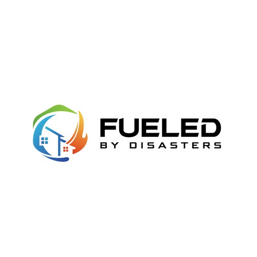 Logo for social media presence in disaster restoration market Design by Esui Studio