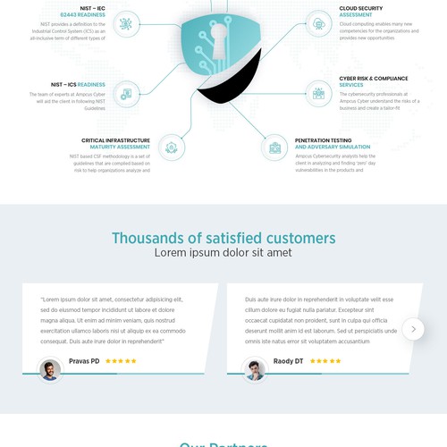 Landing page design contest entry by GKM Design