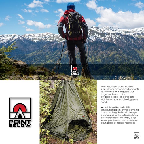 Logo for Outdoor Survival Equipment Brand Design by tieffe