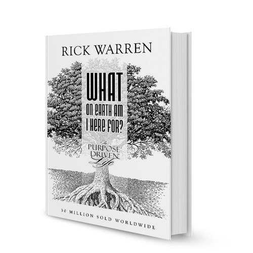 Book cover redesign for "What on Earth Am I Here For? The Purpose Driven Life" by Rick Warren Design by Ramshad Mohammed