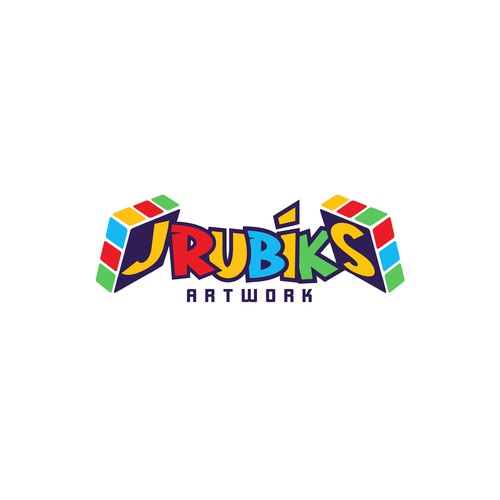 Puzzle together a Rubiks Cube Art business design! Design by Da Vinci Kabs