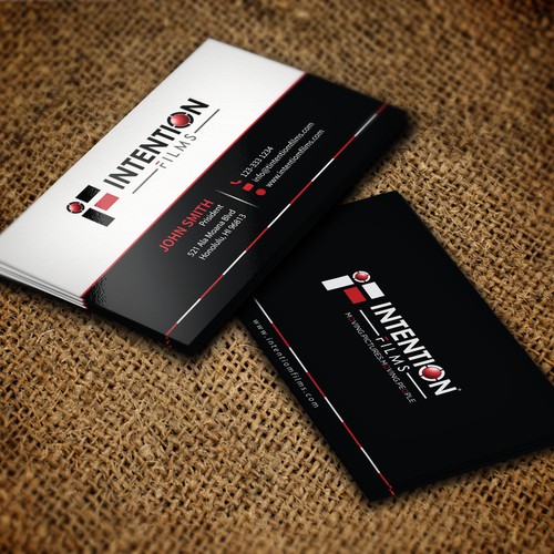 Film Company Business Card Design by AkGraphicsSolutions