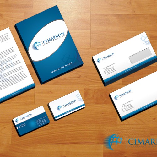 stationery for Cimarron Surveying & Mapping Co., Inc. Design von jopet-ns
