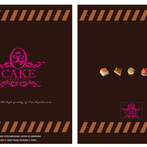 New postcard or flyer wanted for Cake Generation Réalisé par Smile_frisby_11
