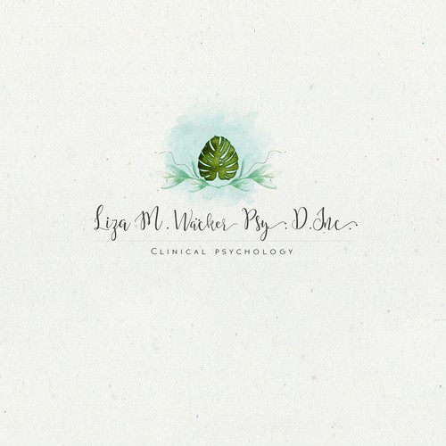 Psychologist needing a delicate, feminine watercolor style tree, branch or leaf logo Design by cadina
