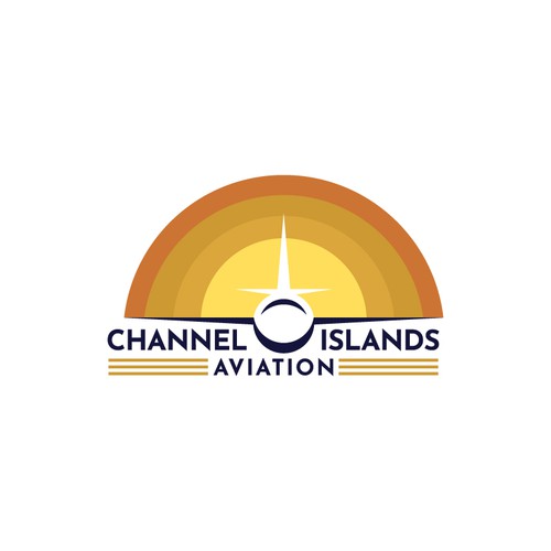 Classic Youthful Flight School catering to future pilots and luxury jet owners Design by le_slap