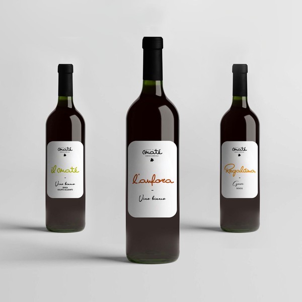 Design by Ordnassela titled "Italian wine label collection"