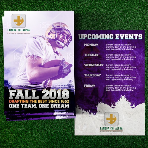 Fraternity Rush Flyer Templates