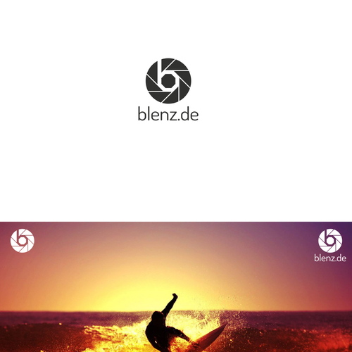 photography logo blenz.de Design by cv design