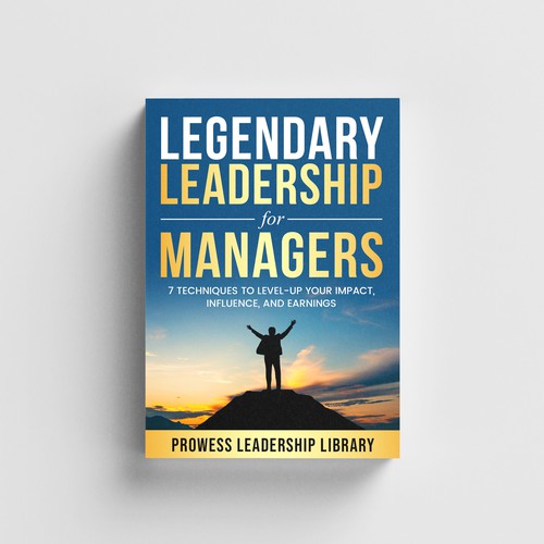 Design a Captivating Book Cover for a Leadership Skills Book for Managers Design by AIMVISION