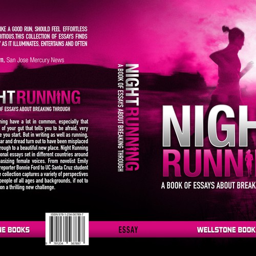 Night Running Book Cover Design by BoldGraphx