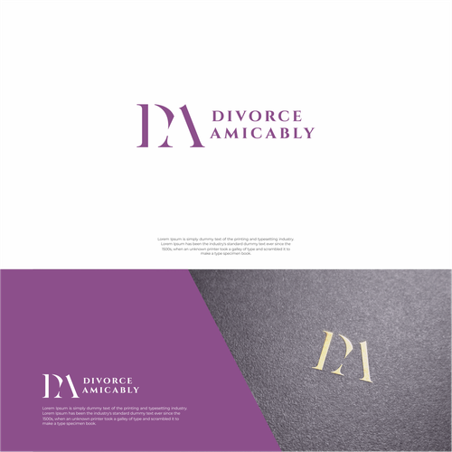 Logo for a new, healthy way for reasonable people to divorce Design by TsabitQeis™