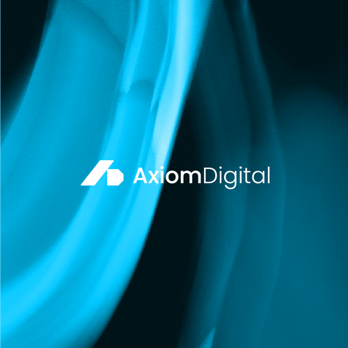 axiom digital logo design Design by KUBO™