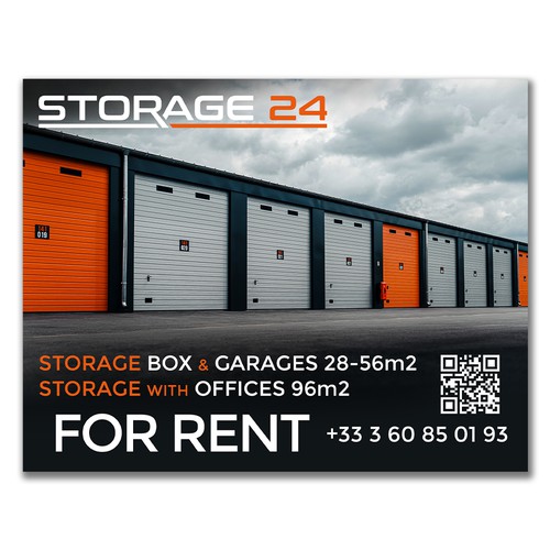 Creative banner design for a storage company Design by aleksandarzija