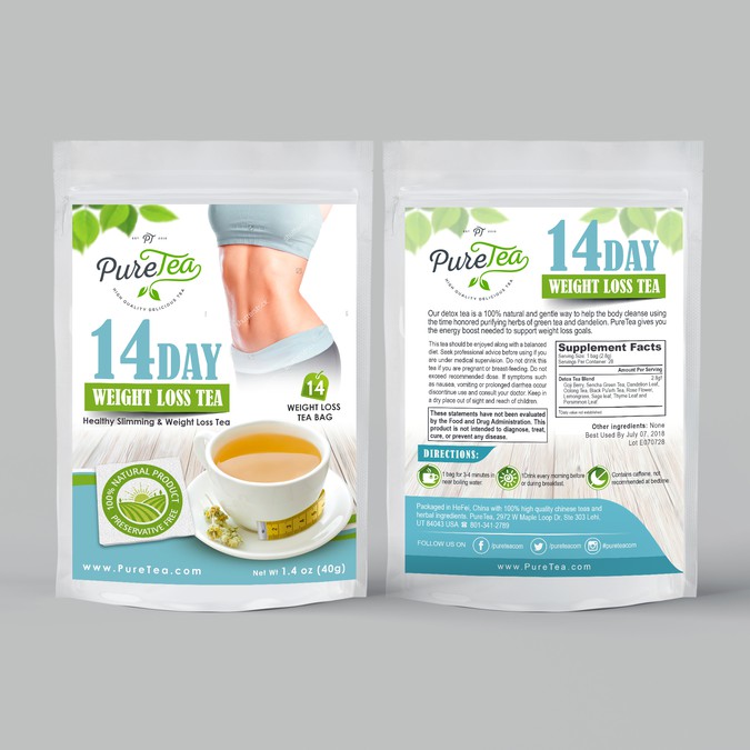 Puretea Needs A Beautiful Package To Hold 14 Days Of Weight