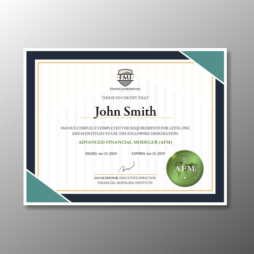 Looking for Custom Professional Certificate Design Design von nuhadesain