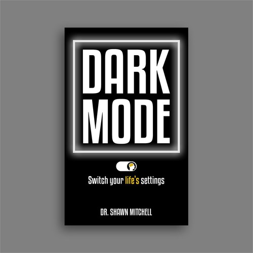 Dark Mode Book Cover Design by IdeAde