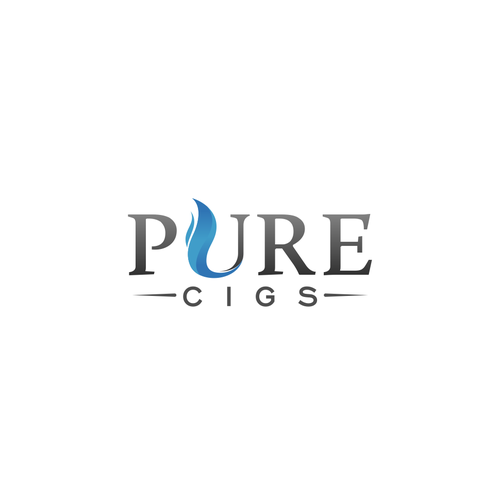 Create an updated logo design for PURE CIGS Design réalisé par Susmetoff