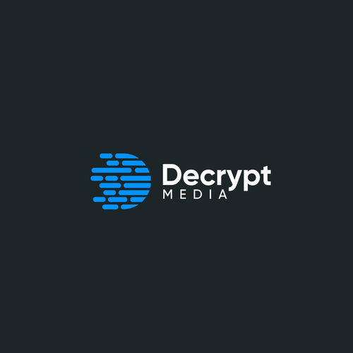 Design a beautiful logo for "Decrypt Media" Design by SOUFIAN⚡