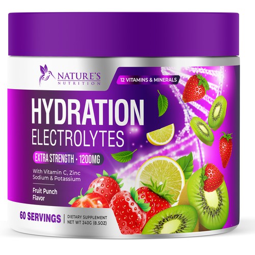 Hydration Electrolytes Design Needed for Nature's Nutrition Design by UnderTheSea™