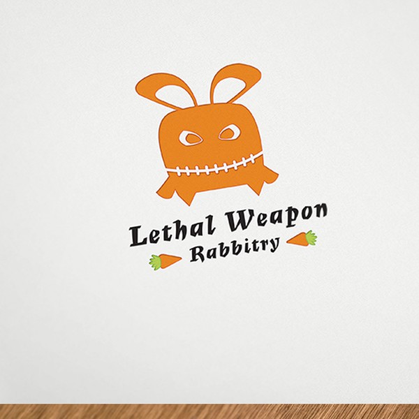 Design realizzato da Lanka intitolato "logo for Lethal Weapon Rabbitry"