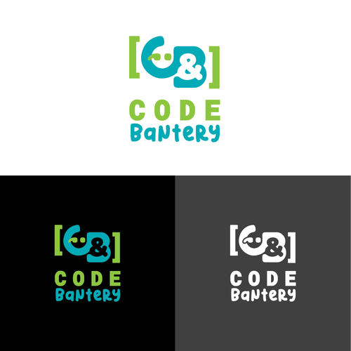 Goofy, comical logo for computer code jokes and anecdotes Design by Hexa6ram
