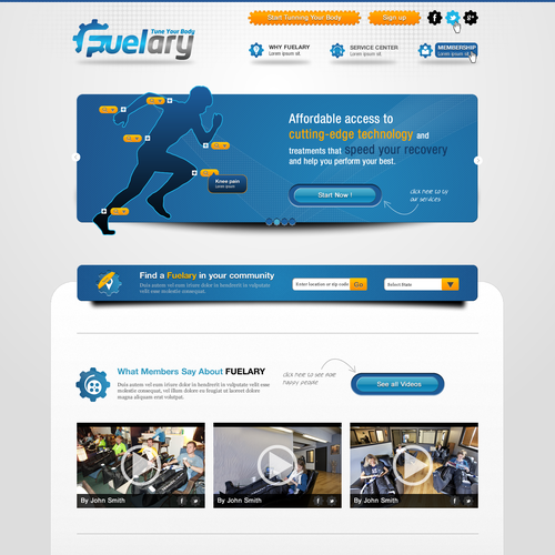Create the next website design for Fuelary Réalisé par Dincher