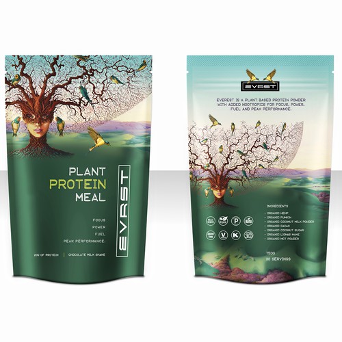 Can you help my plant protein brand come to life? Design by Recreo Studio