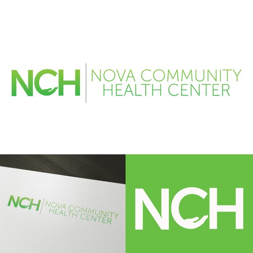 logo for NCH Northern Virginia Community Health Diseño de minucosminu