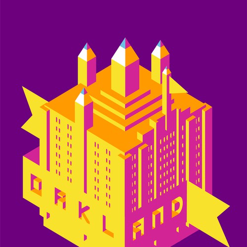 Community Contest: Create a great poster for 99designs' new Oakland office (MULTIPLE WINNERS!) Réalisé par juan jones