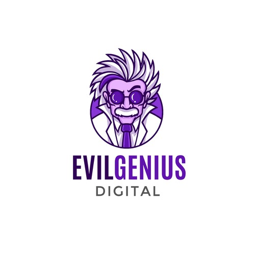 Design a badass logo for our digital marketing powerhouse -  Evil Genius Digital Design by DKG1111