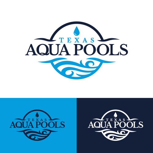 Elegant Design for Pool Construction Company-no Texas symbol in logo Design by Psypen