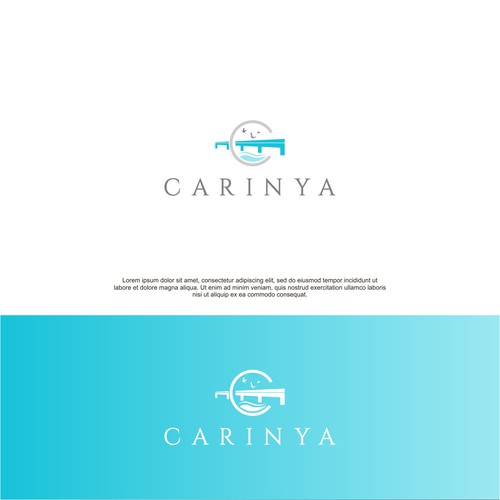 A logo for Carinya Apartments Design by GengRaharjo