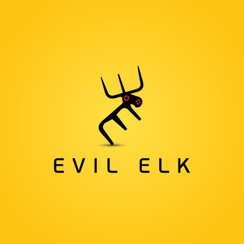 In need of an abstract smooth logo for Evil Elk game studio Réalisé par Bo-design