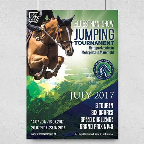 Summer Masters - Equestrian sports - Showjumping | Poster contest