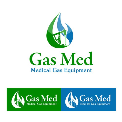 Create a new and captivating logo for a Medical Gas Equipment website