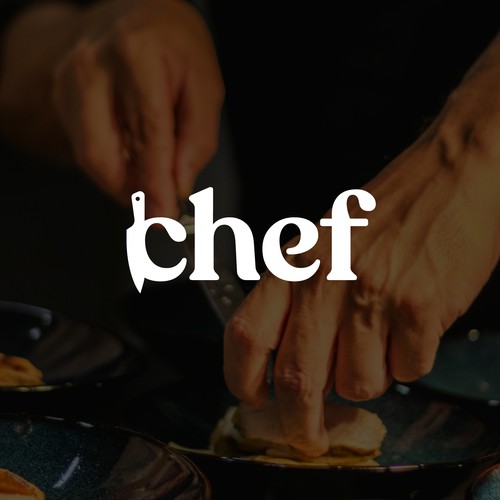 "CHEF": Food & Cooking Social Media Logo Design by k a r a