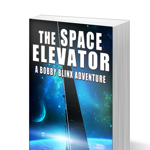 Book Cover for an epic science fiction adventure. Design by 8bit Design