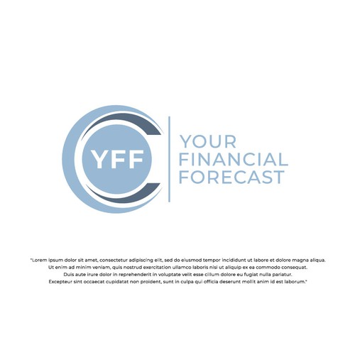 Your Financial Forecast Logo Design by F & S design.