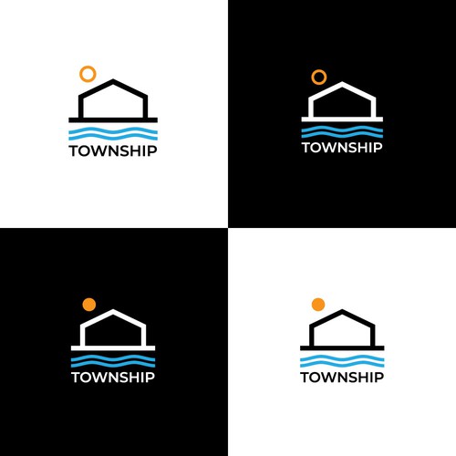 Logo design for new construction rental community of high-end townhomes Diseño de zainartz