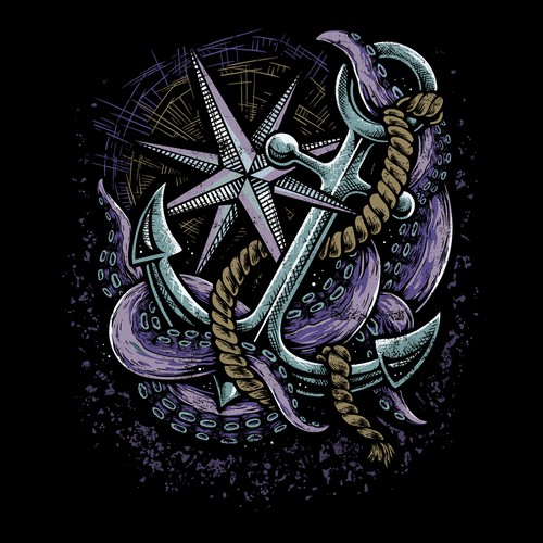 Nautical Tee Shirt Concept Design by Heartless