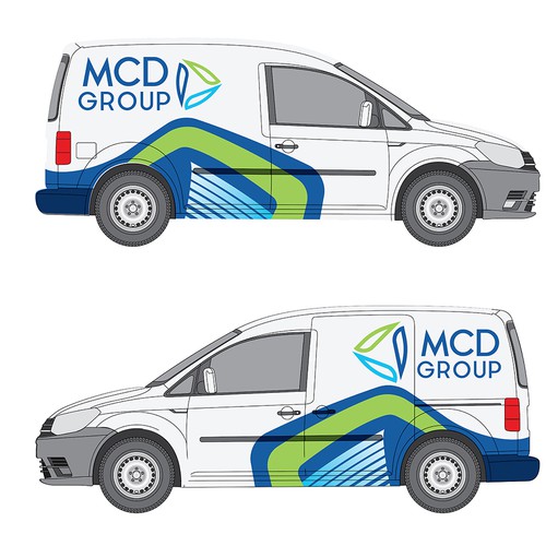 Partial wrap design for MCD Group Design by TheThreeMedia